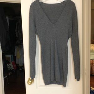 Sweater dress, to be worn alone or with leggings